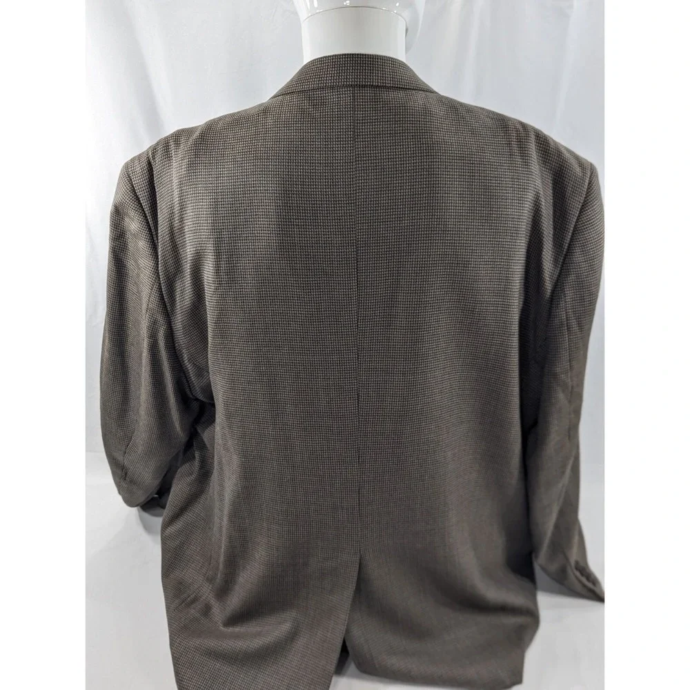 Pronto Uomo Birdseye Blazer Sport Coat Two Button Wool Suit Jacket 54R 54